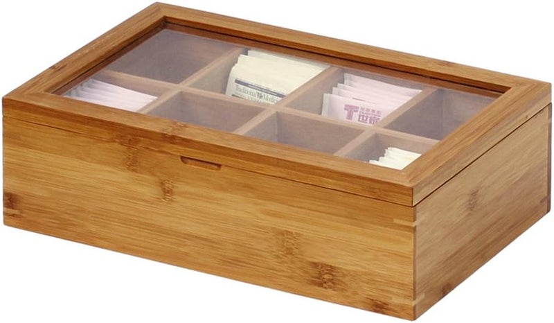 Oceanstar - TB1323 Bamboo Tea Box, 12 Inch, Natural - Image 4